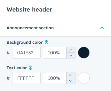 Announcement Section Announcement Section